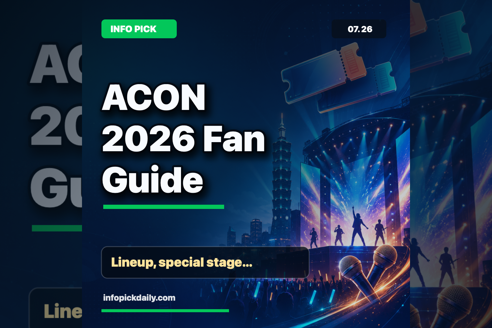 ACON 2026 Taipei Fan Guide｜Full Lineup, Special Stages and Official Videos 썸네일